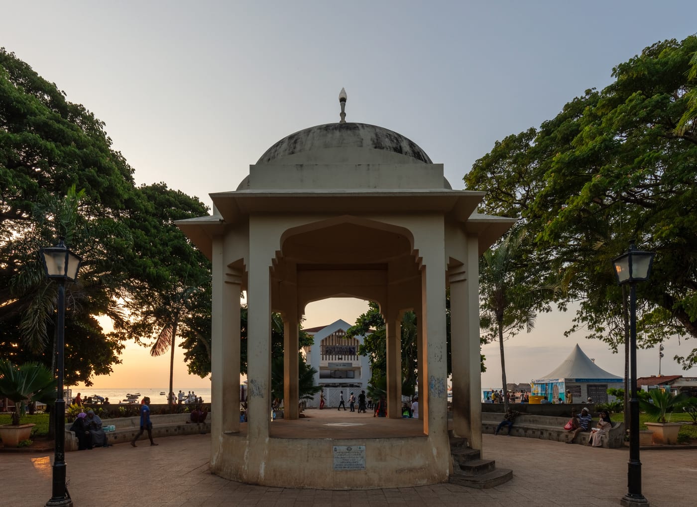 Forodhani Gardens on the Stone Town seafront, Zanzibar