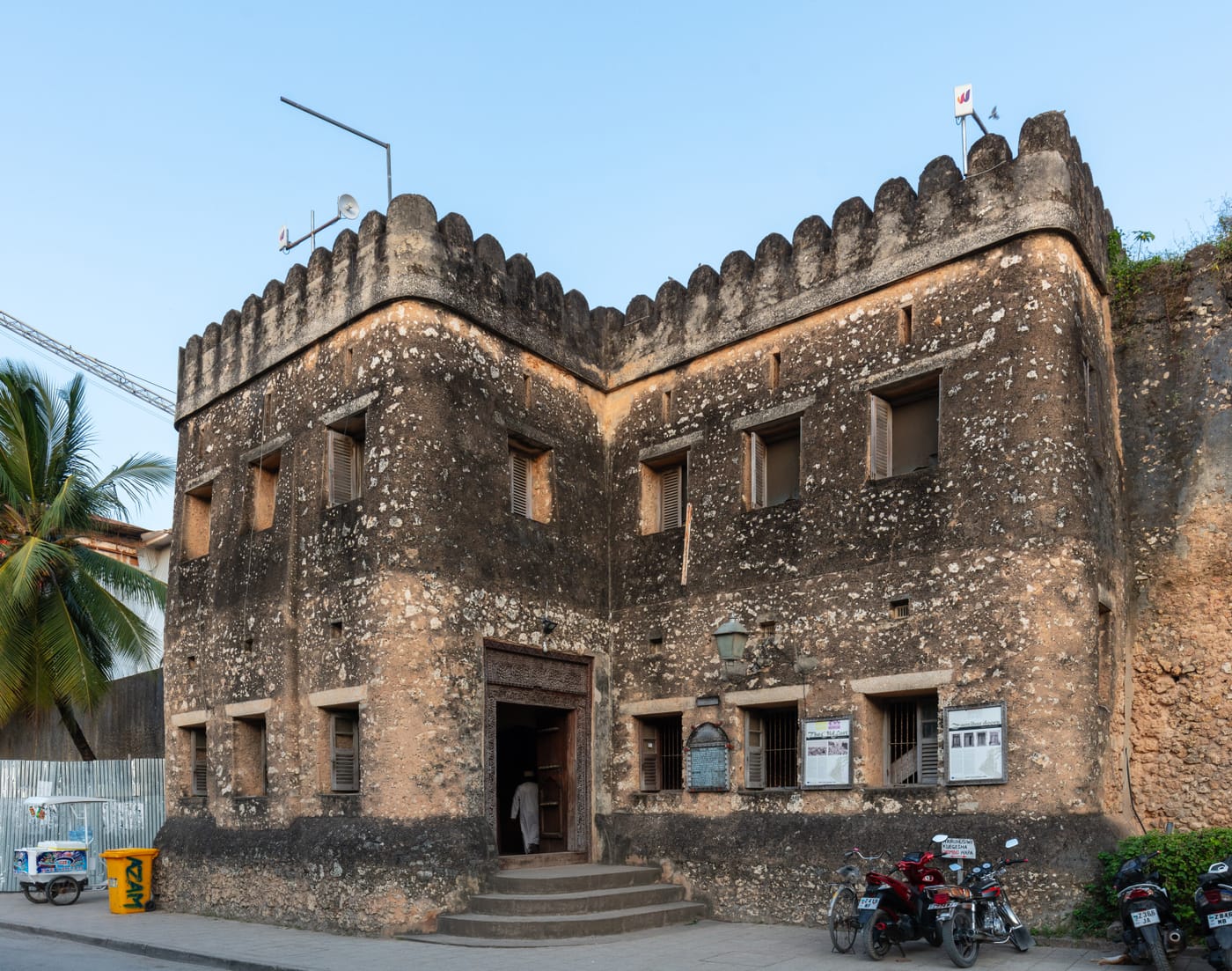 The Old Fort and waterfront buildings of Stone Town, Zanzibar